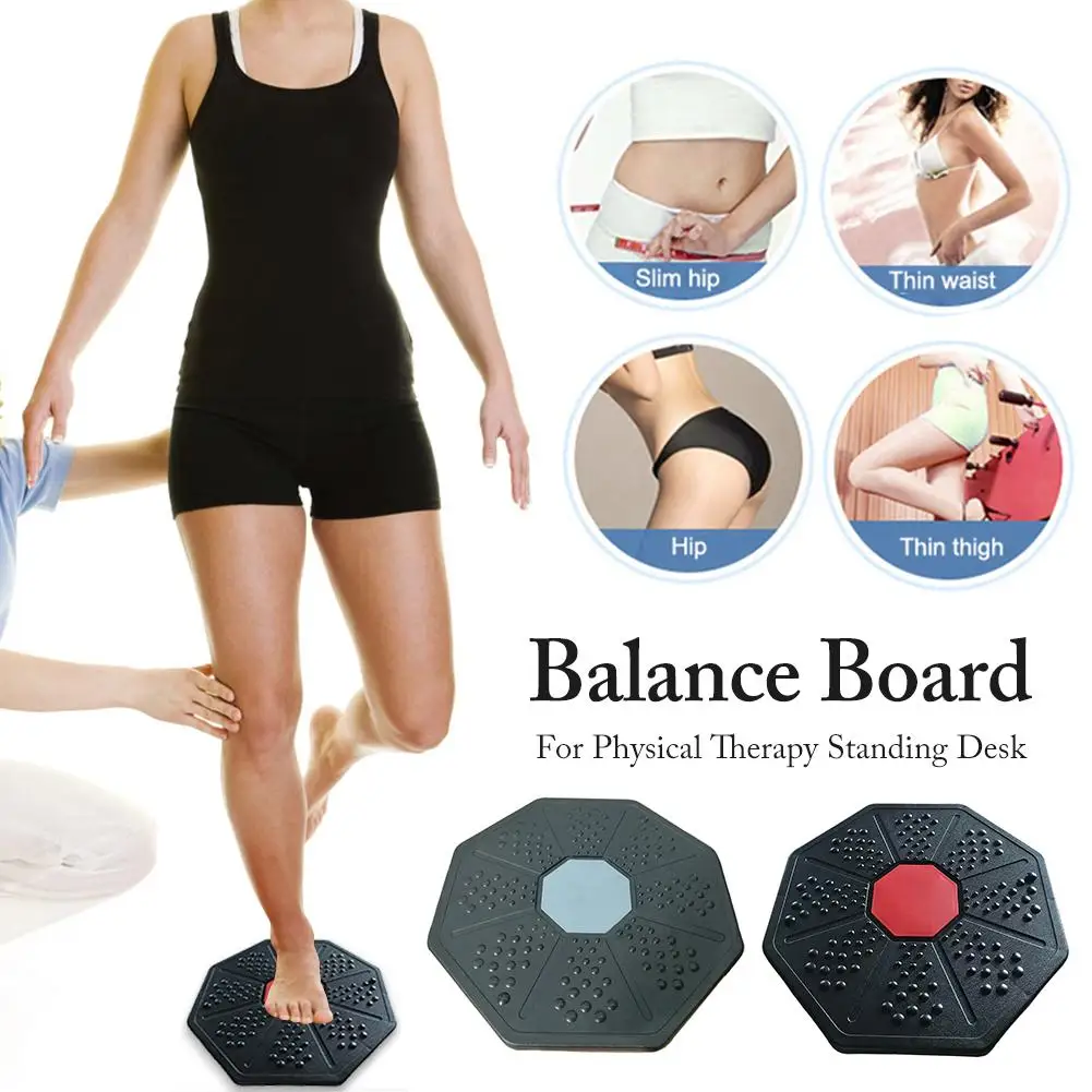 

Octagonal Swing Balance Board Exercise Balance Stability Trainer For Physical Therapy Standing Office