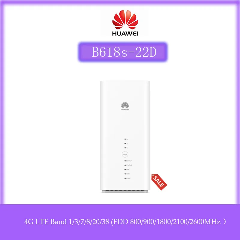 

Unlocked Huawei B618 B618S-65D with sim card slot Cat11 600Mbps 4G LTE Modem CPE Router 64 wifi users PK B618S-22D B618S-66D