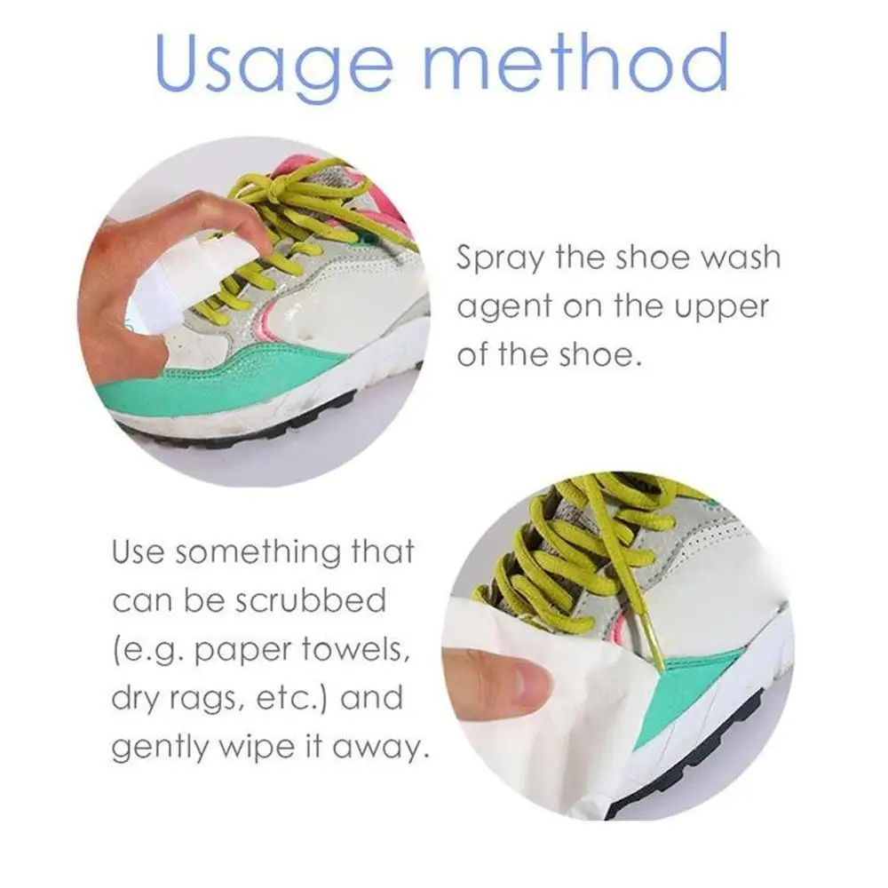 Отбеливатель моющего средства подходит для белого удаления пятен на обуви и т. д.