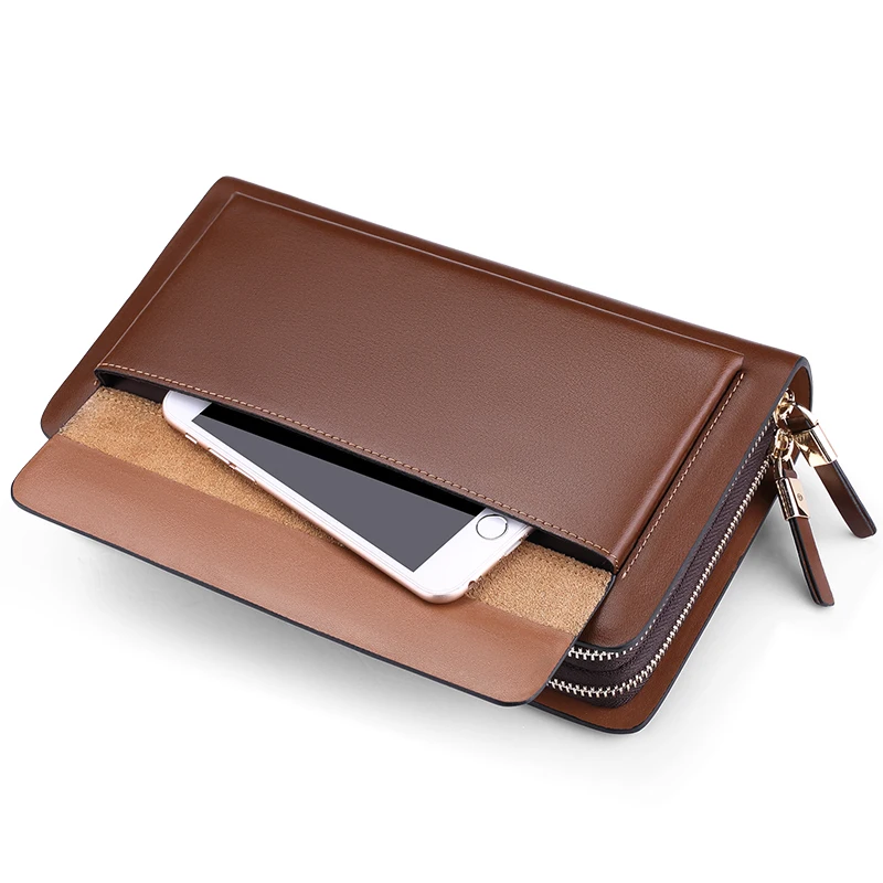

Brand Fashion High Quality Mens Clutch Wallet Luxury Wallet Men Organizer Wallet PL162