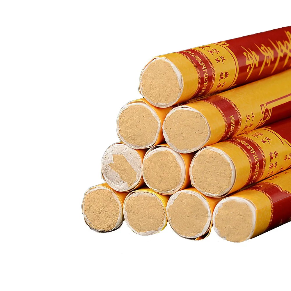 10 штук десять лет золото мокса палку полыни горелки в традиционном китайском