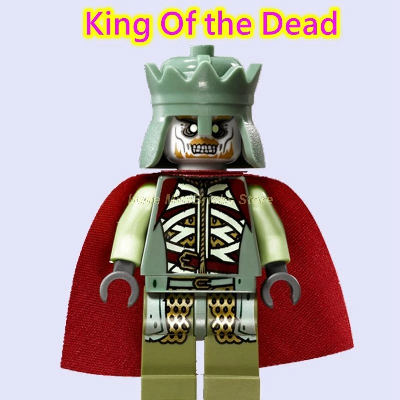 King Of the Dead Хоббит Властелин колец Bllbo Aragorn Orcs Bard eowin Ringwraith Gandalf подарки на день рождения строительные блоки игрушки для детей - Цвет: King Of the Dead