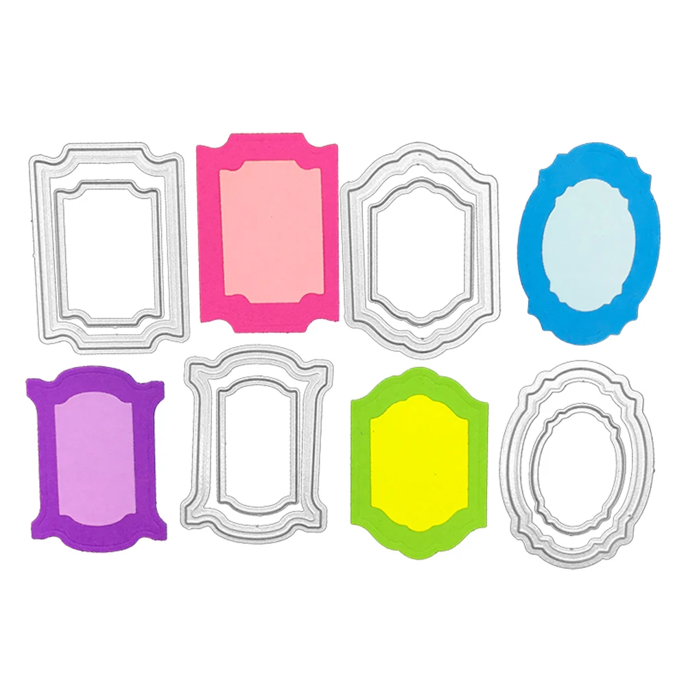 

Julyarts Frame Background Dies Photo Album For Scrapbooking Card Album Making Embossing Punch Craft