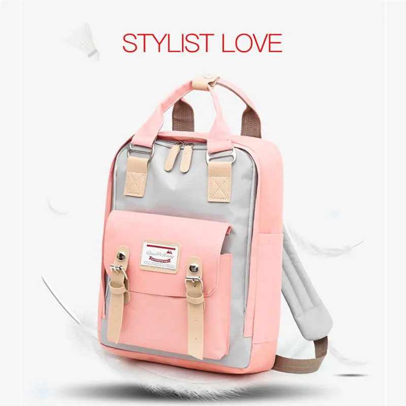 School Backpacks For Teenagers High Quality Women Waterproof Mum Bag Multi-function Backpack Wild Large Capacity E7