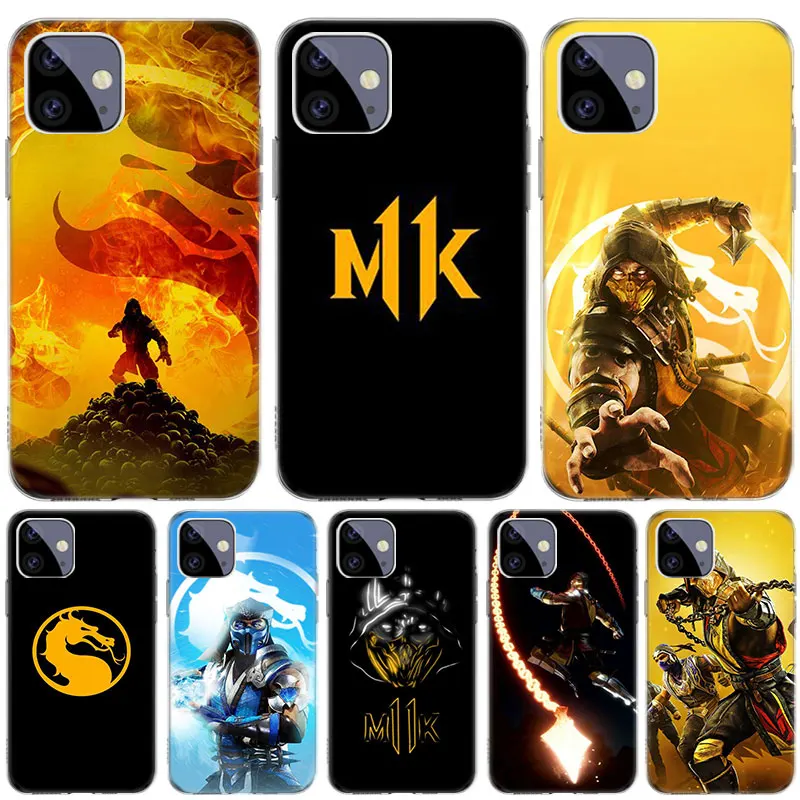 

MK Game Mortal Kombats Case for Apple iPhone 12 11 Pro SE 2020 X XR XS Max 7 8 6 6S Plus 5 5S Silicone Phone Cover Coque