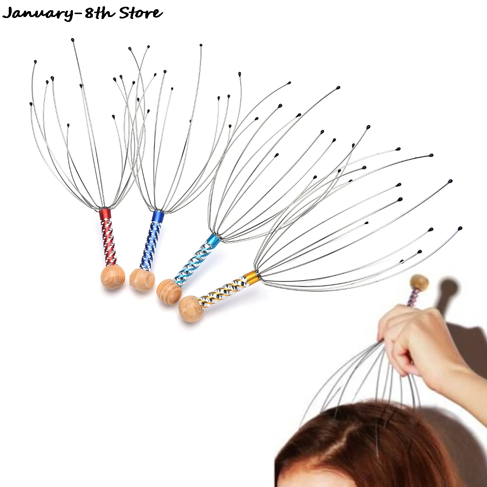 Расслабляющий массажер для головы лечебный массаж с когтями шеи снятие боли