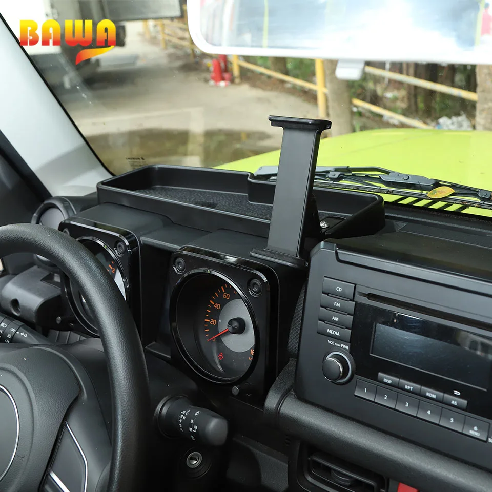 bawa multifunction center console phone ipad holder removable support storage box accessories for suzuki jimny 2019 2020 free global shipping