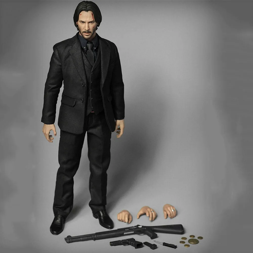 

FIRE A028 1/6 Scale Male Action Figure Model Keanu Reeves Quick Kill God John Wick 12" Male Soldier Full Set For Collection