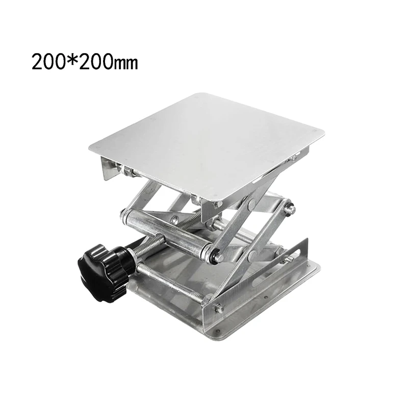 

1pc Stainless Steel Table Lift Carpentry Engraving Support Lifting Rack Platform High Quality Household Daily Supplies