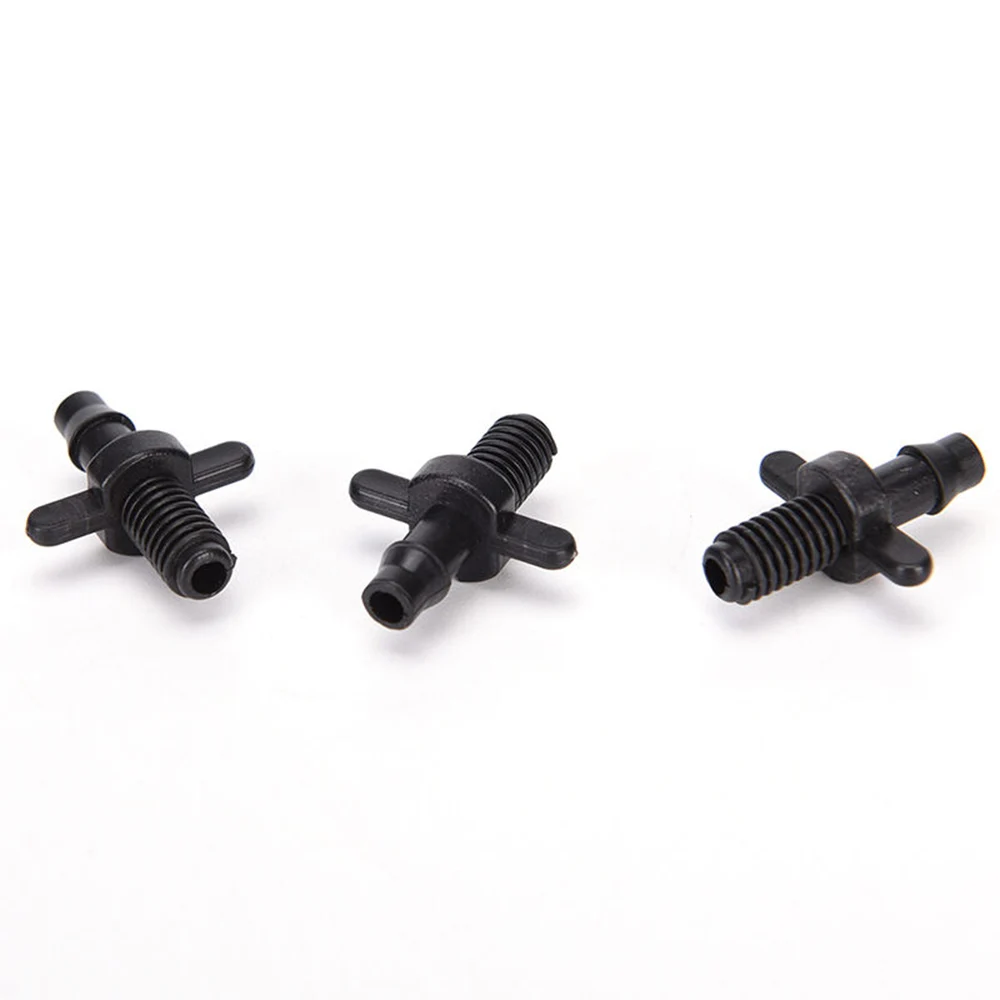 

100Pcs Connector Splitter Adapter Garden Irrigation For 4/7mm Hose Top