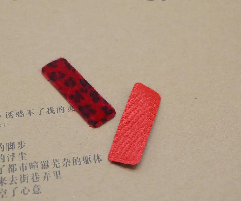 Зажим для волос из норки с леопардовым принтом 40 шт./лот 5 см мягкая аппликация