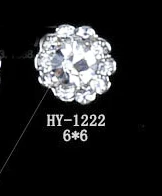 HY-1222 10pcs 10 шт./лот, сплав нейл-арта 3d с плоской задней частью красочные бриллианты ювелирные изделия Стразы для ногтей Советы украшения - Цвет: HY-1222 10pcs