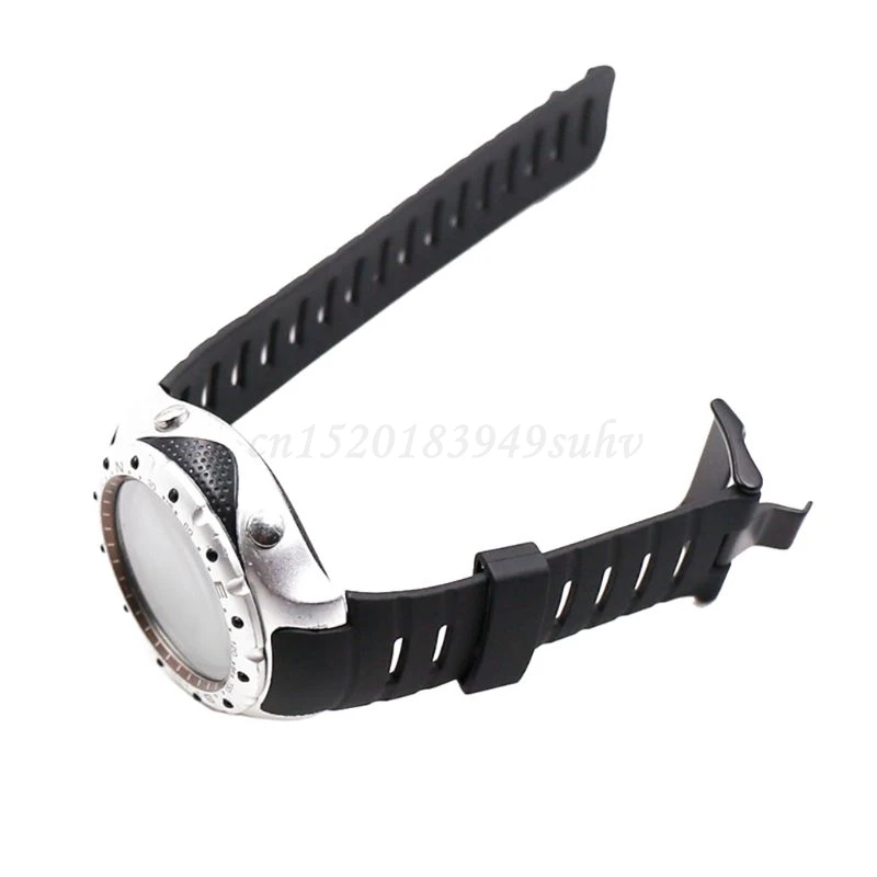 

OOTDTY 1 Set Soft Rubber Watch Band Metal Buckle Wrist Strap for Suunto X-Lander Smart Watch Accessories Kit