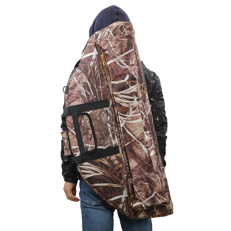 Archery Hunting Canvas Bag Compound Bow Holder Carry Case With Arrow Pocket Handle Straps 95cm 115cm Outdoor Multi-tools Gears | Спорт и