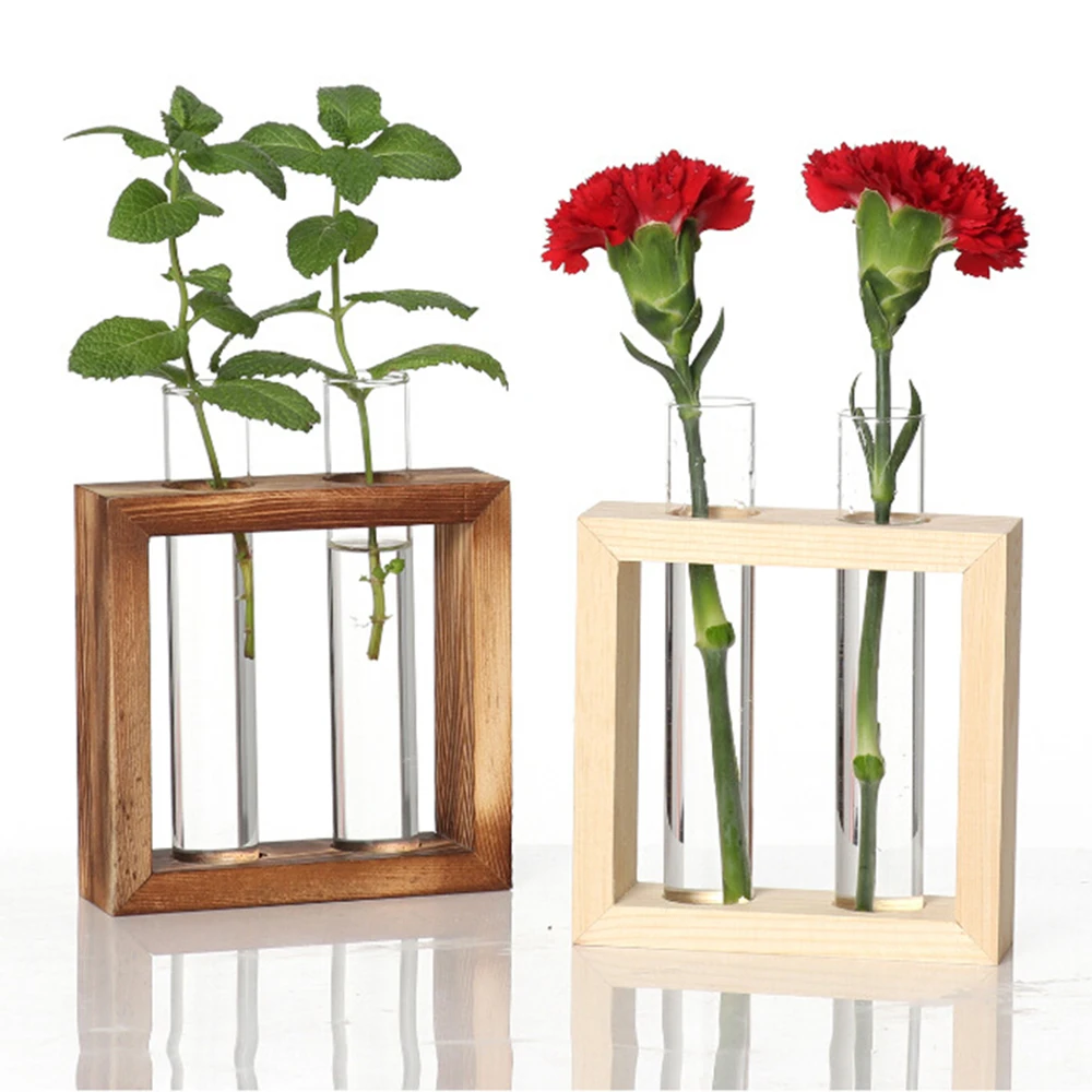 Ваза трубка для террариума ваза гидропонных растений в современном стиле