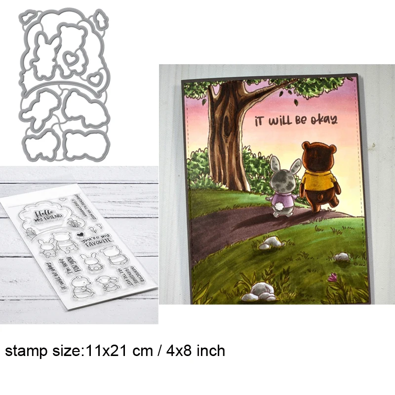 

Старинные прозрачные штампы с металлическими штампами для рукоделия, силиконовые прозрачные штампы