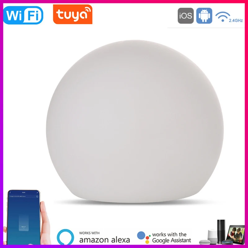 

Умная Светодиодная лампа с управлением через Wi-Fi, 220 В