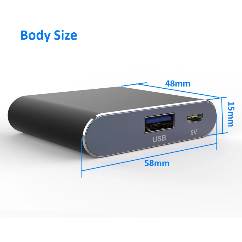 PHYEE Mirrorlink Android iOS ТВ коробка экран зеркальное отображение адаптер MLC530 подключи и играй Bluetooth USB HDMI CVBS для монитора проектора