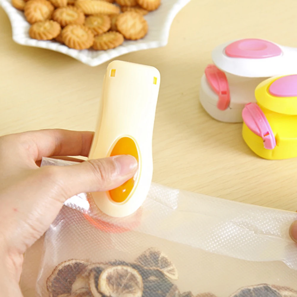 1 шт. машина для запечатывания пластиковых пакетов (без батареи) портативная