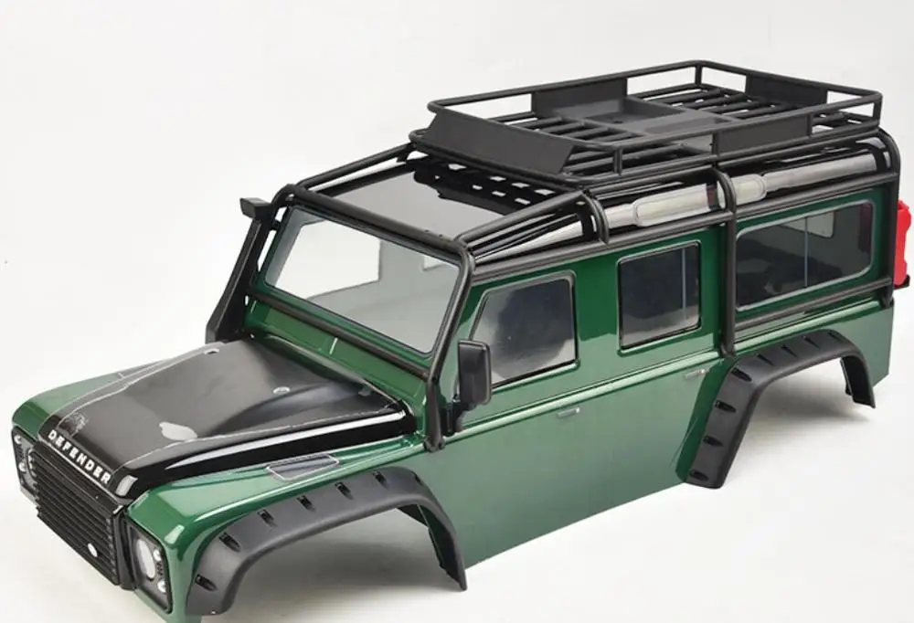 RTR Body Jeep Wrangler Unlimited Rubicon Clear Body 12.8"(324mm) Wheelbase For aRAXXAS TRX-4 Proline FJ40 AXIAL SCX10 AX90047 AX90046 - Цвет: RTR Body