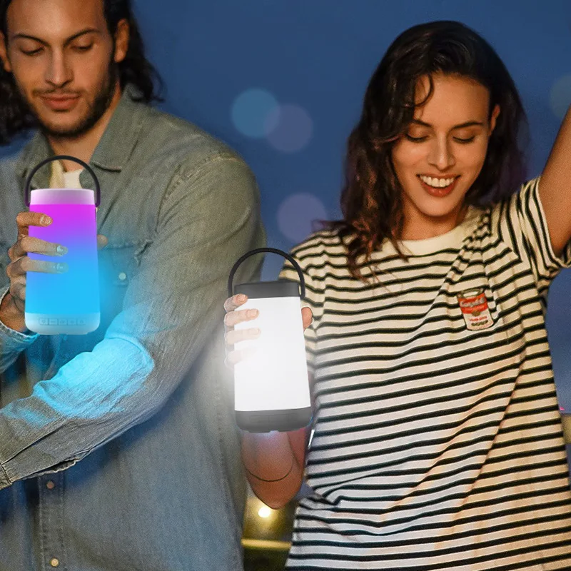 Светодиодный портативный bluetooth динамик беспроводная колонка мощный