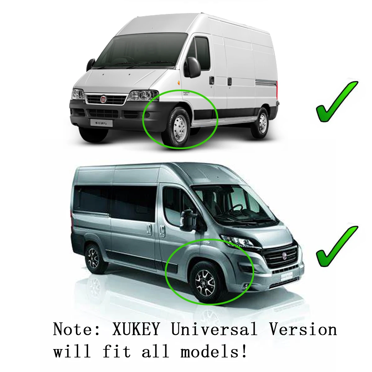 4 шт. широкие Брызговики для гонок/ралли Fiat Ducato Peugeot Boxer Ram ProMaster брызговики 15 &quotx 11