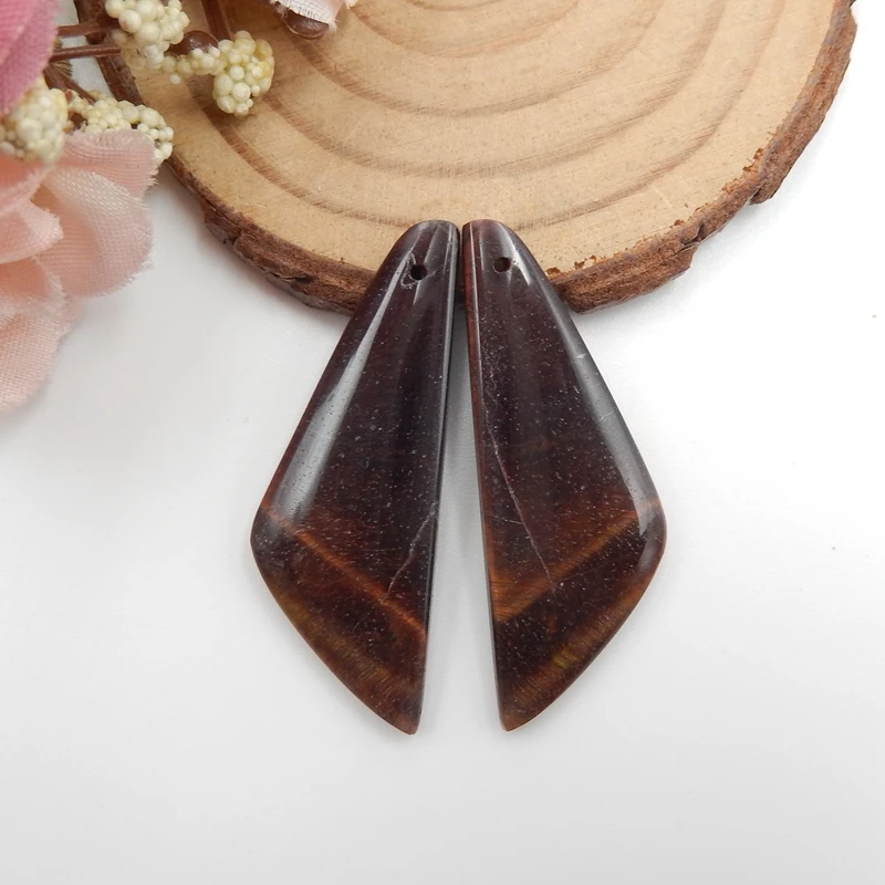 Натуральные Синие Бриллианты модные серьги 40x15x3 мм 6 5 г