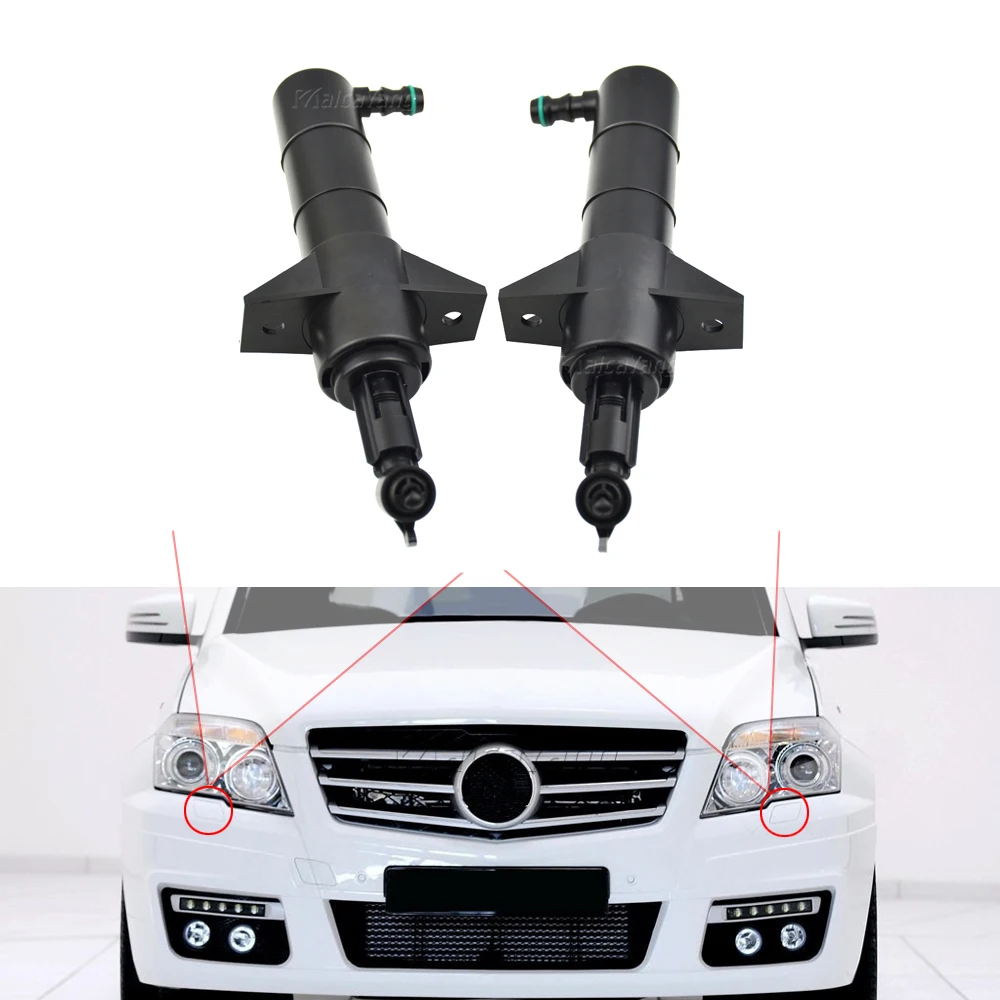 Пара левый и правый передние фары Омыватель Форсунка щетки стеклоочистителя Jet