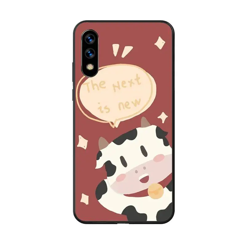 

happy new year Phone Case For Huawei Honor 5A 7A 7C 8A 8C 8X 9XPro 9Lite 10 10i 10lite 20 20lite 30pro Black soft TPU case