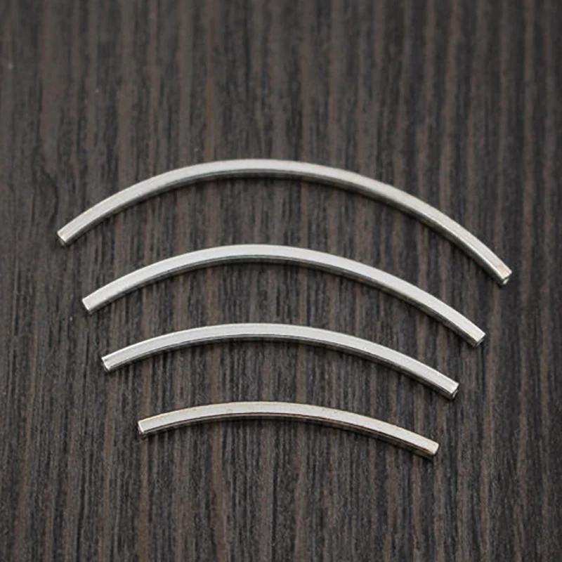 4 шт серебро 925 пробы цветные квадратные трубки лампы для рукоделия ювелирные