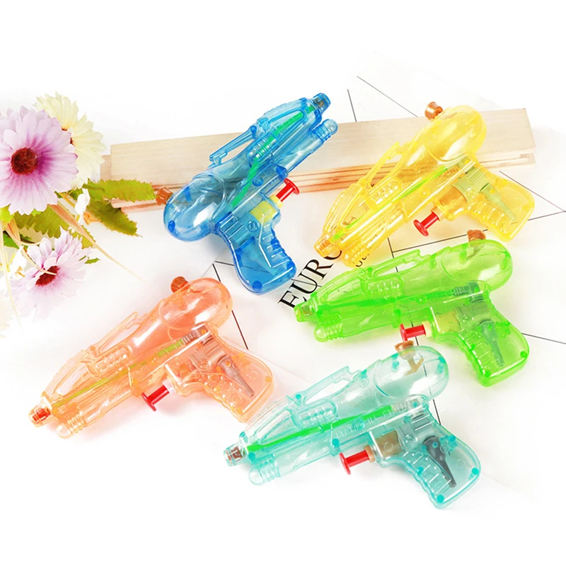 Minipistola de agua transparente para exteriores, pistola de agua para playa, port&aacute;til, juguetes de playa para ni&ntilde;os, juegos de verano-4