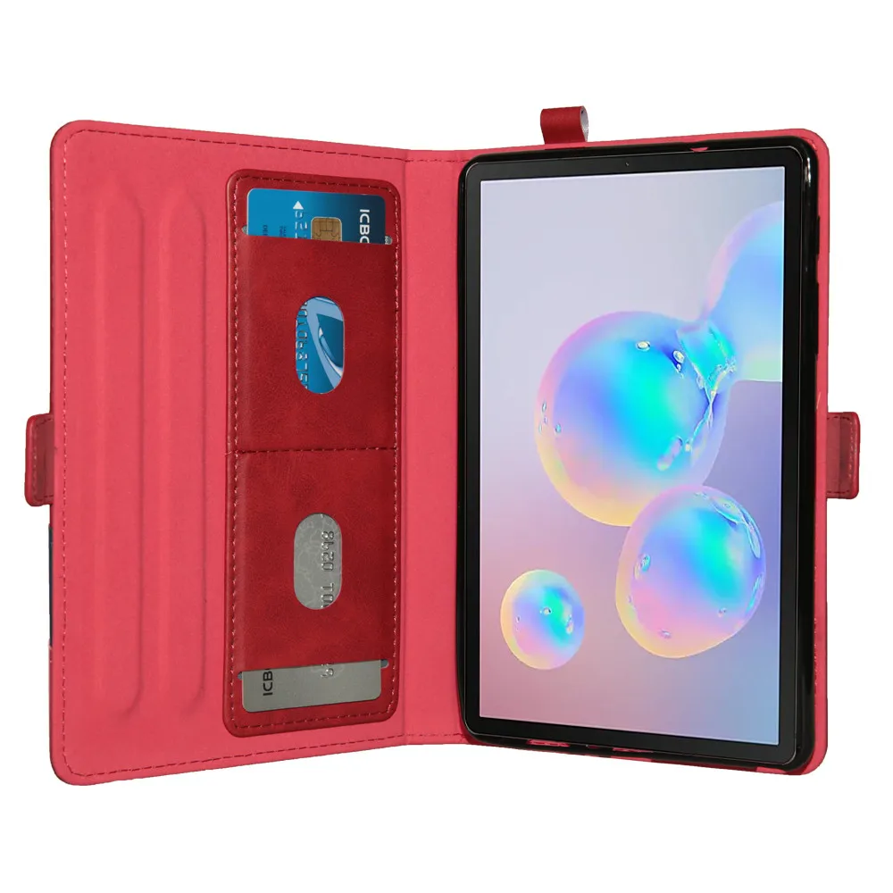 Для Samsung Galaxy Tab S6 10 5 T860 T865 2019 чехол смарт-кошелек слот для карт планшета