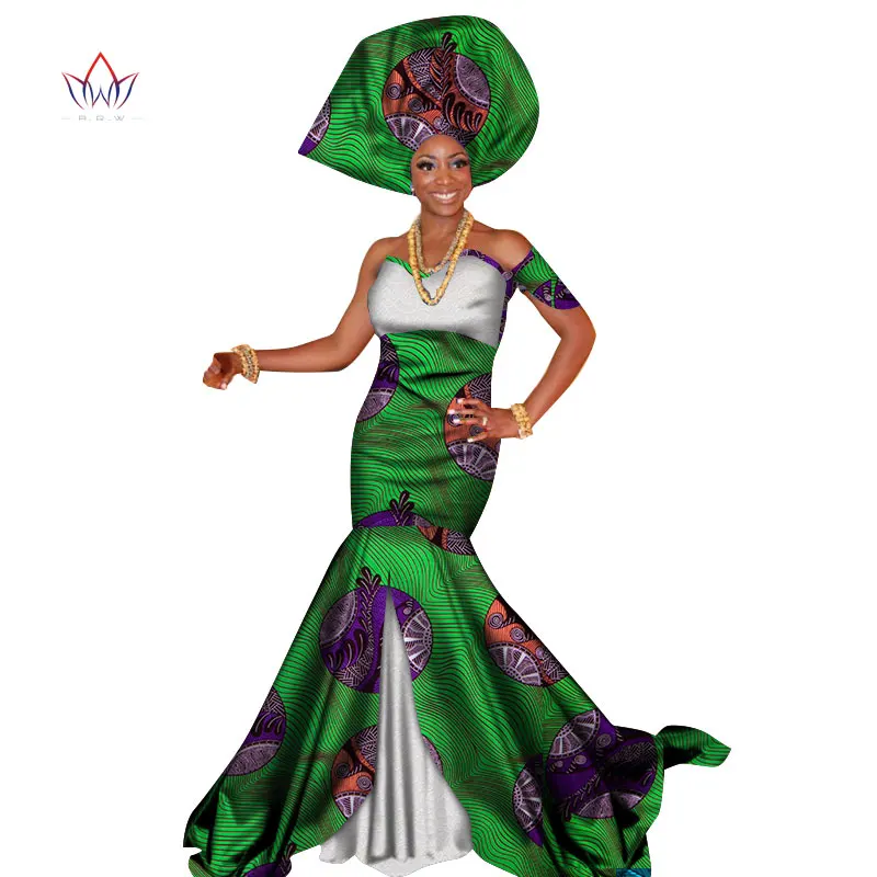 2020 Summer African Dress For Women Plus Size Dashiki African Long Dresses For Women In African Print Clothing 4xl Other WY3510