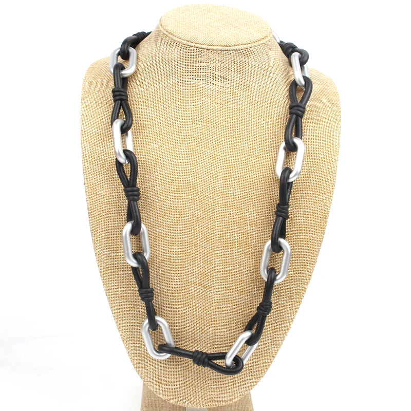

YD&YDBZ Street Designers Black Vintage Rubber Necklace Things Handmade Cool Girls Punk Style Stylish, Art Jewelry High Quality