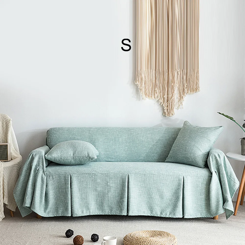 200x150cm 1/2/3/4-Seater для диванов одноцветное Цвет Универсальный диван Полотенца все включено пылезащитный чехол для дивана домашняя наволочка чехлов - Цвет: 200x150cm