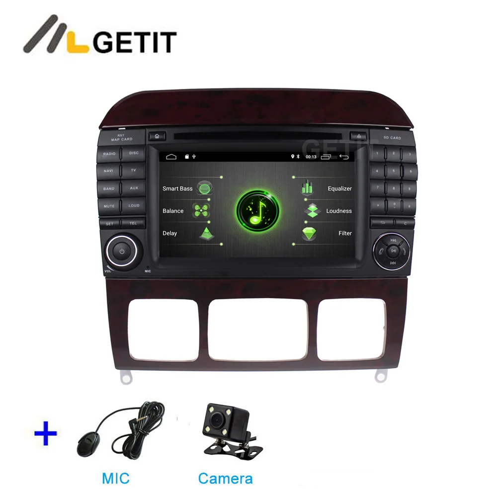 DSP 2G CAMERA DSP 64G PX6 Android 9 Автомобильный DVD стерео радиоплеер gps для Mercedes Benz S Class W215 W220 S320 S400 S420 S430 S280 S350 - Цвет: DSP 2G CAMERA
