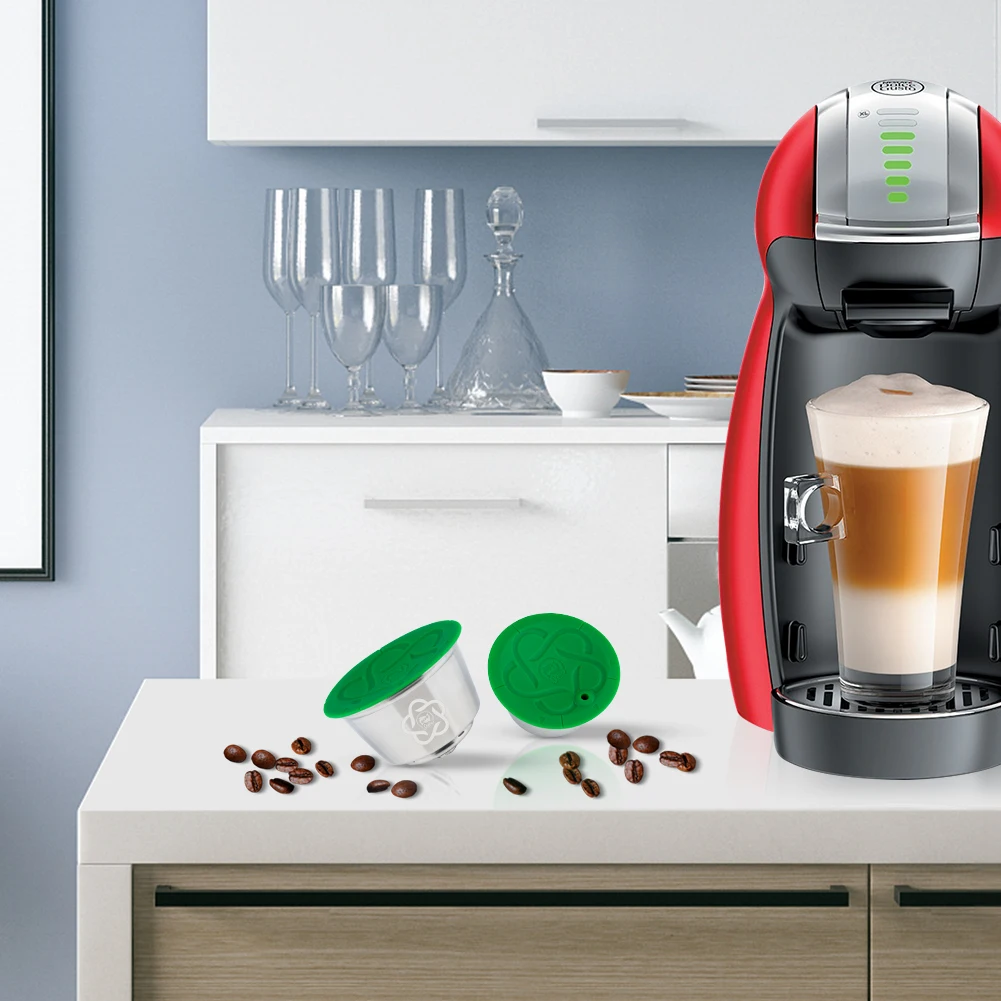 

ICafilas для Nescafe Dolce Gusto Crema, кофейные бриджи, многоразовые капсулы для кофе
