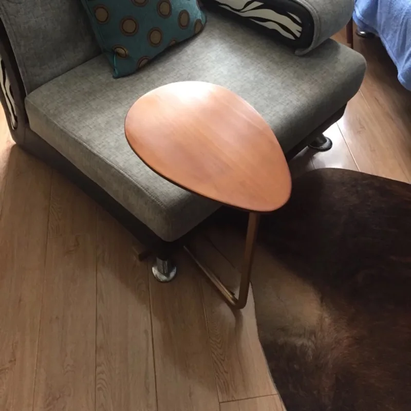 Ленивый прикроватный столик для чтения креативный Овальный маленький мобильный