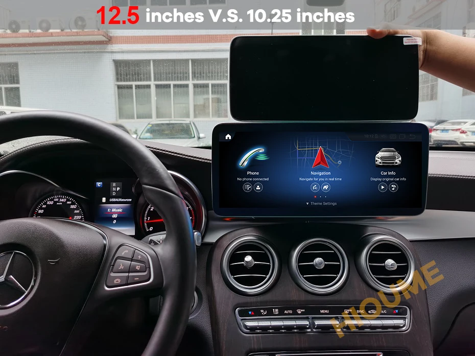 10 2512 5inch snapdragon 6128g android 11 car multimedia player gps for mercedes benz c class w204 w205 v class w638 2008 2021 free global shipping