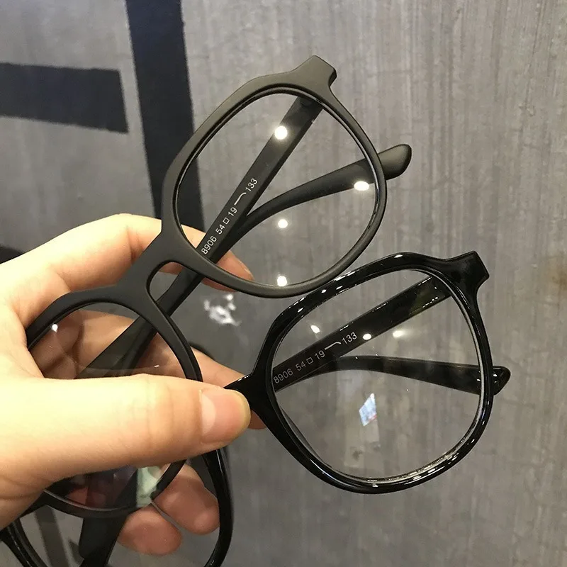 

Blue Light Glasses Frame Computer Glasses Big Square Transparent Female Women's Eyeglasses Frame