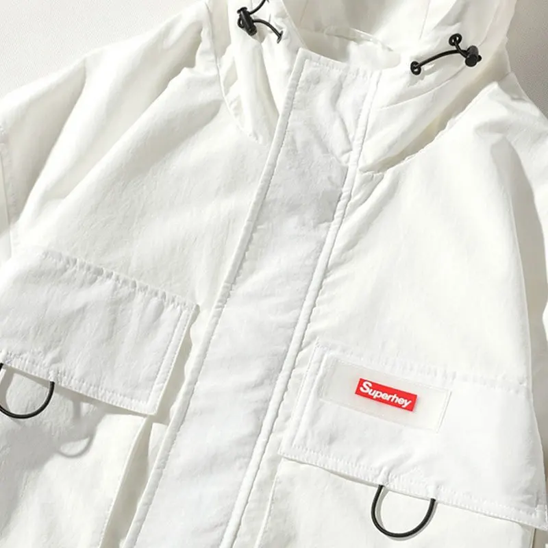 Liketkit мужские новые осенние куртки 2019 однотонные хлопковые с капюшоном и вышивкой