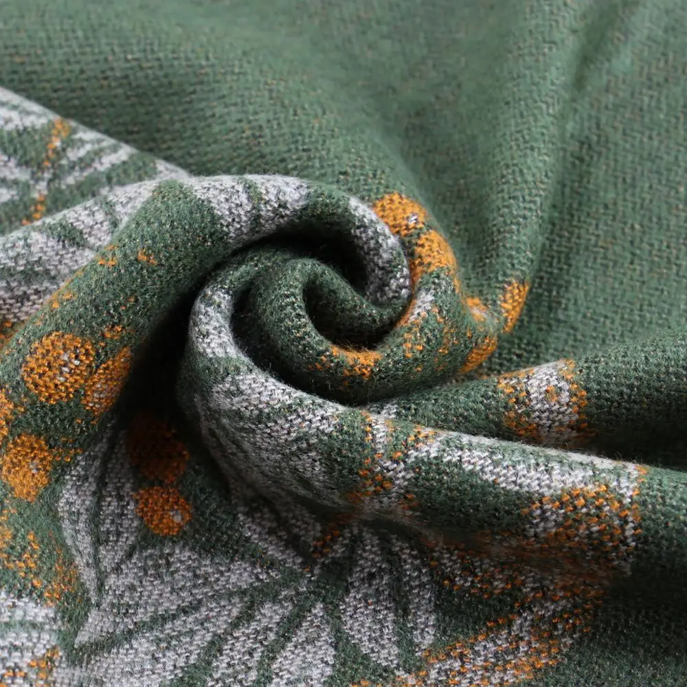 Зимний женский шарф модные мягкие кашемировые шарфы с принтом для женщин шали из