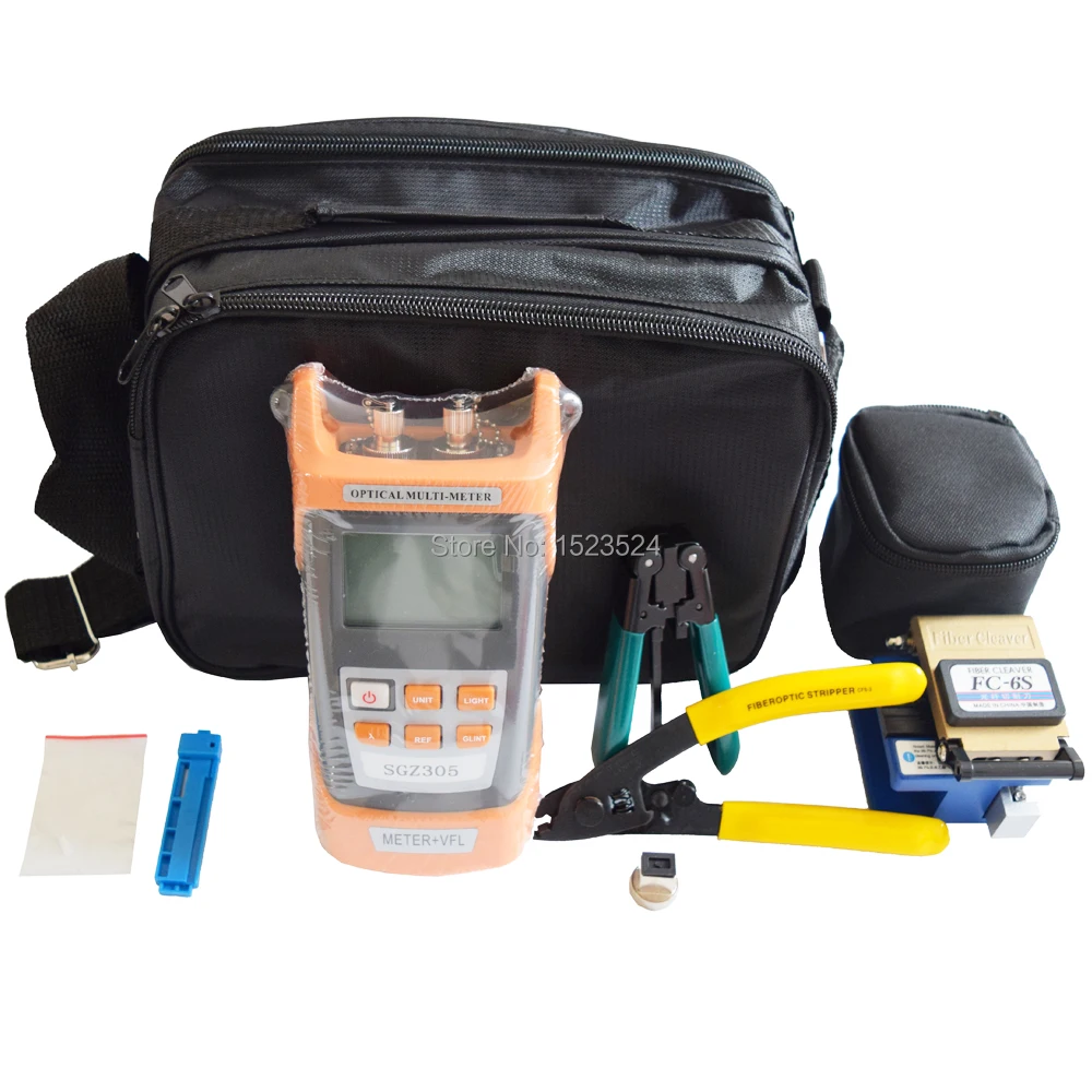 9 шт./компл. FTTH Набор инструментов для оптического волокна с волоконным кливером