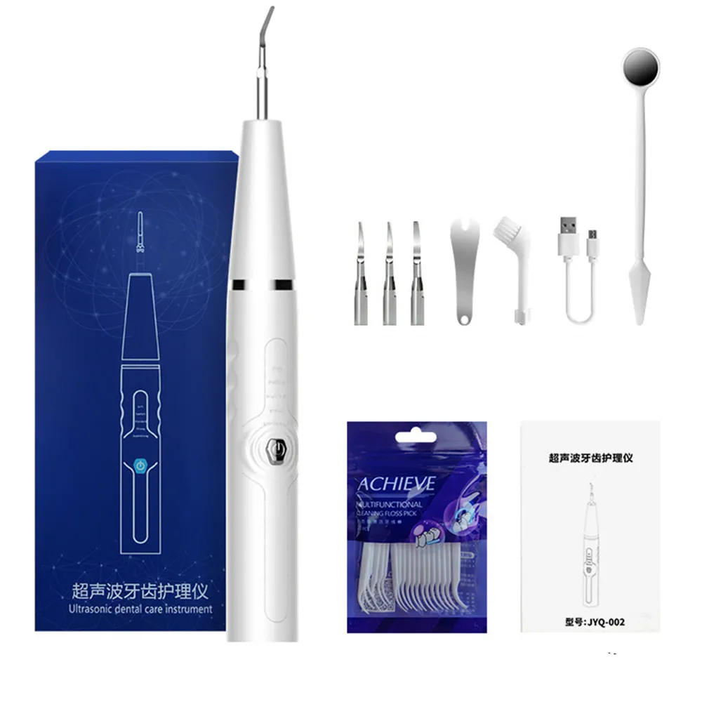 

Portable 5 Mode Ultrasonic LED Light Electric Dental Scaler USB Whitening Tooth Calculus Remover Oral Smoke Stain Tartar Cleaner