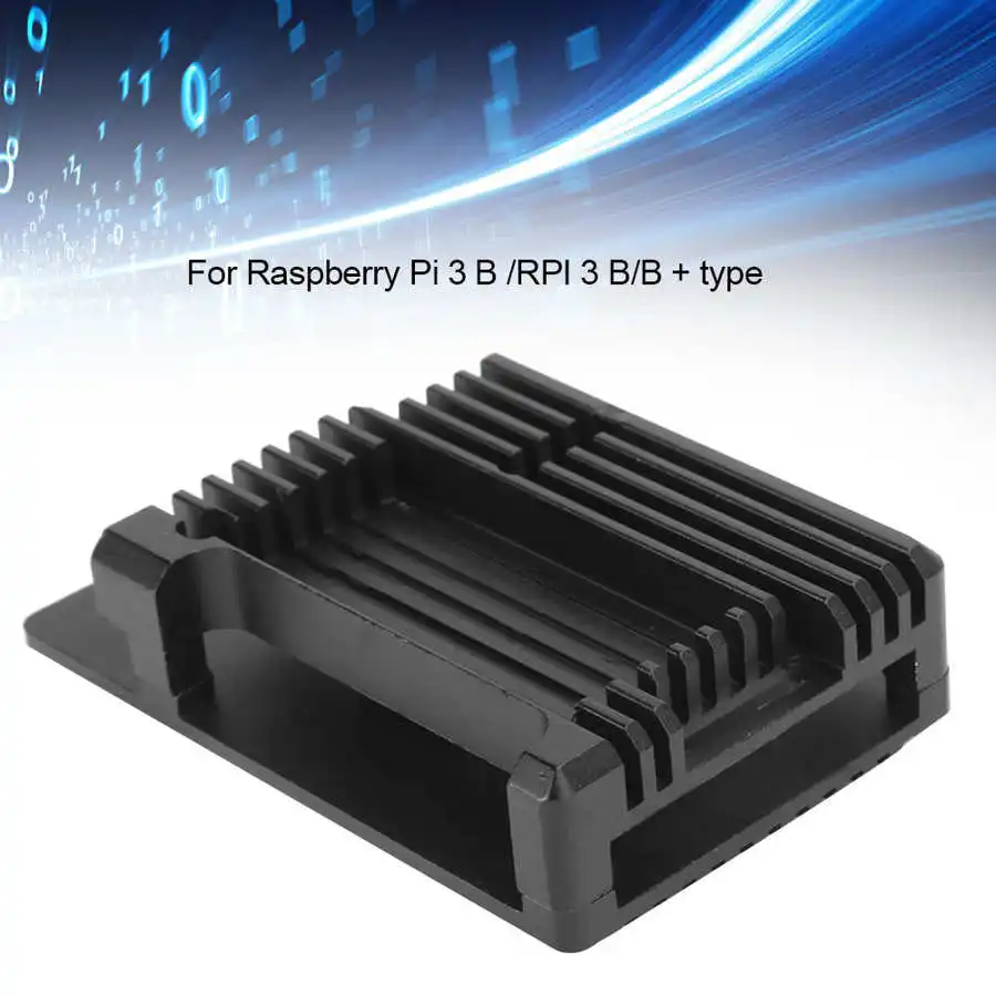 Защитный чехол из алюминиевого сплава для Raspberry Pi 3 B Type 2B/3B + охлаждающий