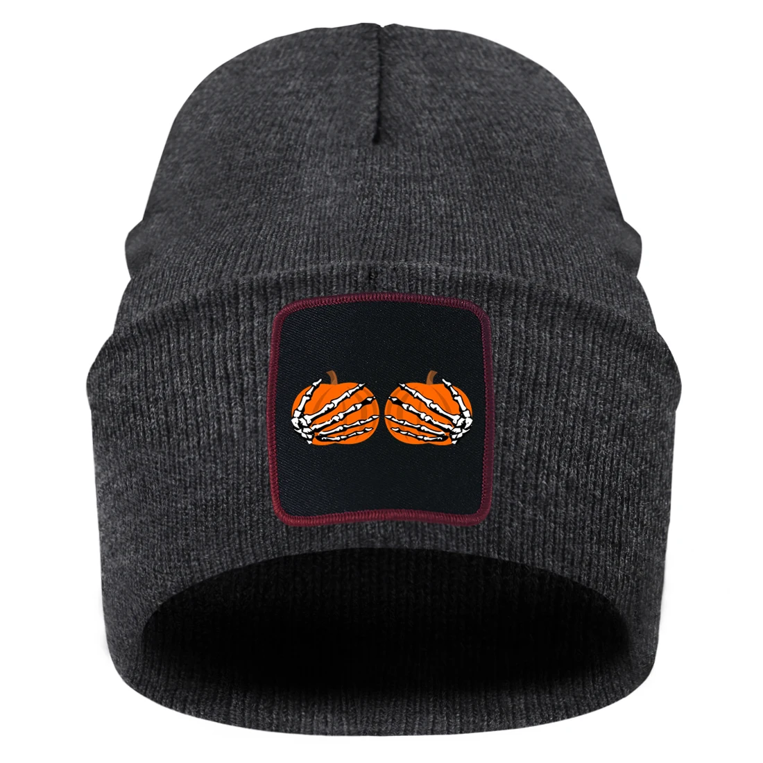 

Halloween Skull Harajuku Knitted SkullCap Men Short Thread Beaines Skiing Knit Hat 2020 Black Hip Hop Gorras Chapeu Feminino