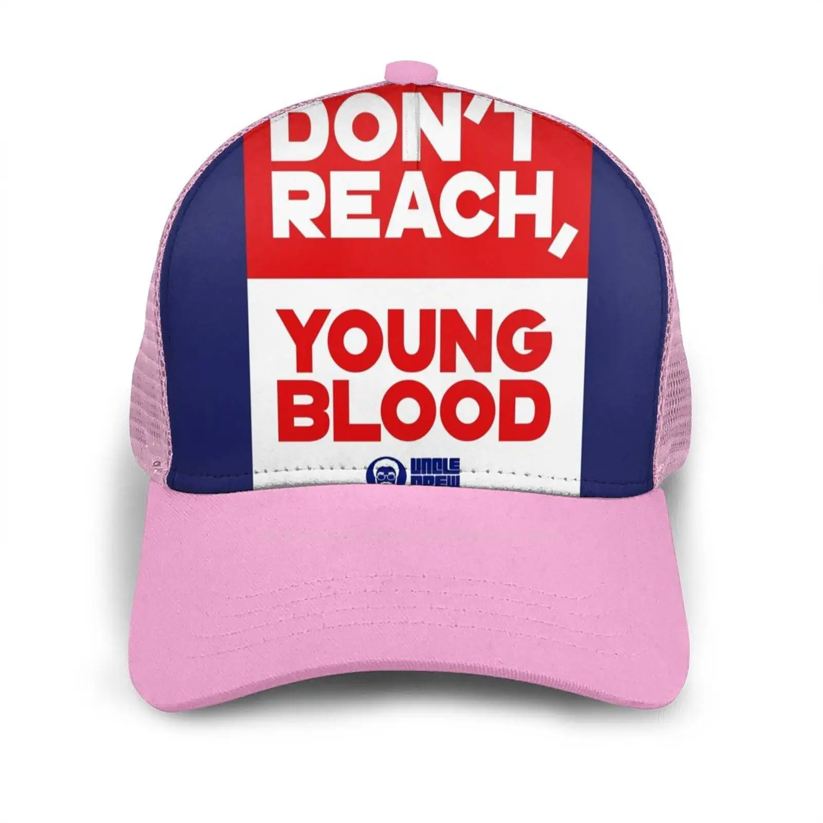 

Don'T Reach Young Blood Curved Edge Mesh Baseball Cap Dont Reach Young Blood