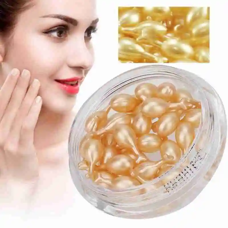 

30Pcs / Bottle Face Serum Hyaluronic Acid Capsules Liquid Whitening Moisturizing Anti-Aging Face Care