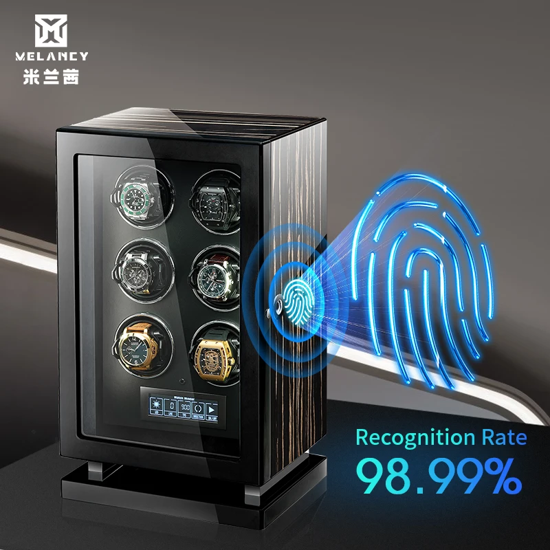 Автоматическая намотка для часов роскошный деревянный Сейф разблокировка