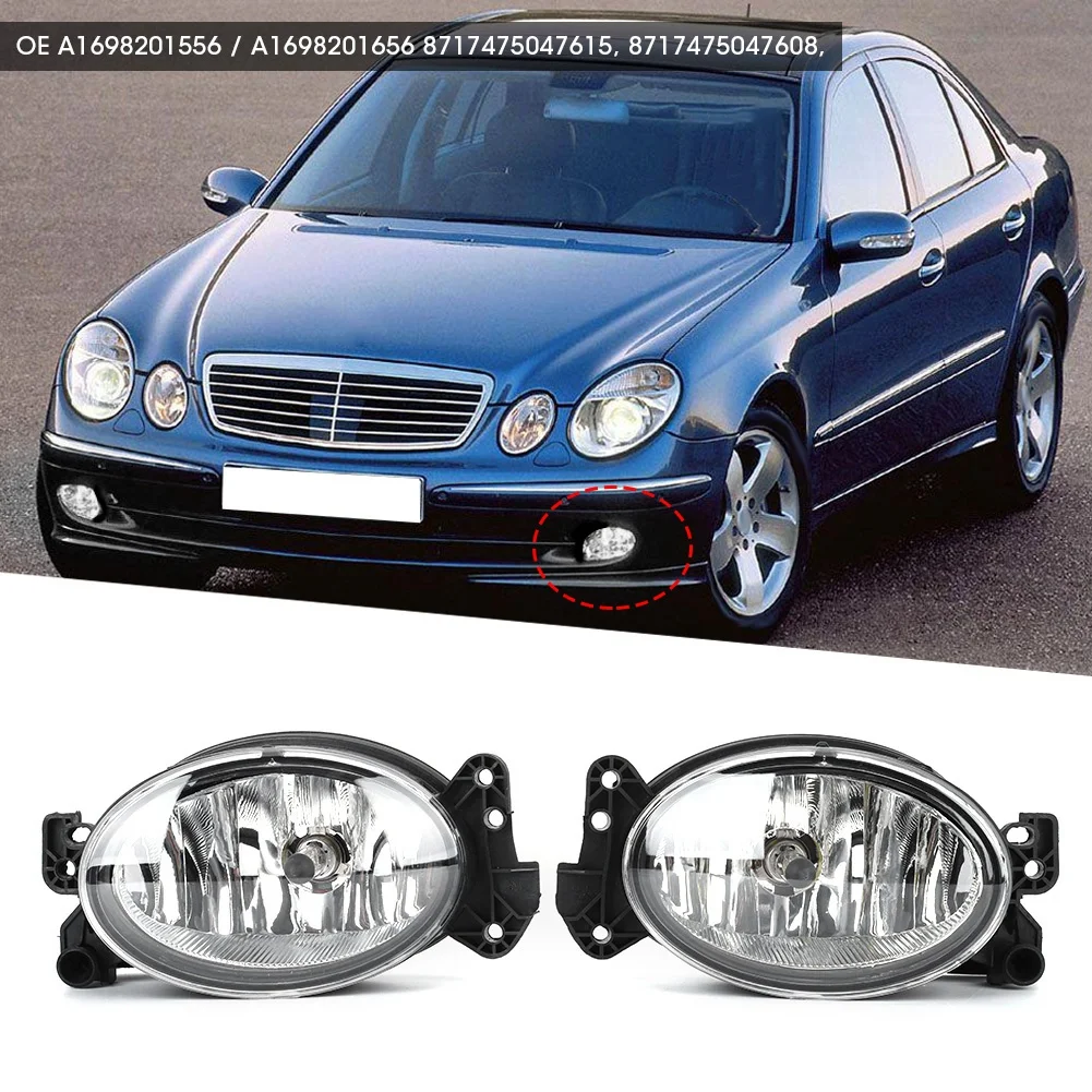 Пара противотумансветильник фар для Benz W211 E350 E550 07-09 A1698201656 A1698201556 лампа в